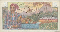 5 Francs Bougainville Spécimen FRENCH EQUATORIAL AFRICA  1946 P.20Bs VF