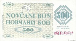 500 Dinara BOSNIA E ERZEGOVINA Zenica 1992 P.007g SPL