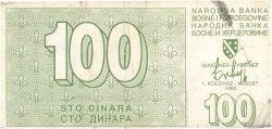 100 Dinara BOSNIE HERZÉGOVINE 1992 P.024a