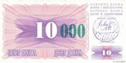 10000 Dinara BOSNIA HERZEGOVINA  1993 P.053c