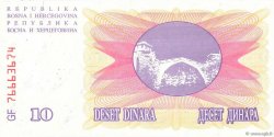 10000 Dinara BOSNIEN-HERZEGOWINA  1993 P.053c ST