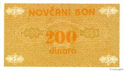 200 Dinara BOSNIEN-HERZEGOWINA  1992 P.048a fST