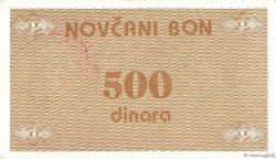 500 Dinara BOSNIA HERZEGOVINA  1992 P.049a AU