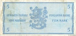 5 Markkaa FINLAND  1963 P.103a F+