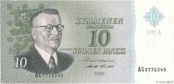 10 Markkaa FINLANDIA  1963 P.104a EBC+