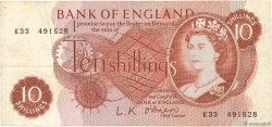 10 Shillings ENGLAND  1961 P.373a F+