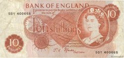 10 Shillings ANGLETERRE  1966 P.373c B+