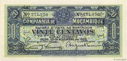 20 Centavos MOZAMBICO Beira 1933 P.R29 q.FDC