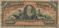 500 Reis BRAZIL  1880 P.A243a