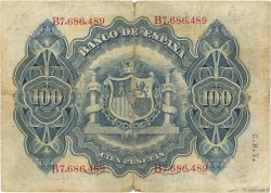 100 Pesetas SPAIN  1906 P.059a VG