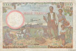 1000 Francs TUNISIE  1946 P.26 TB
