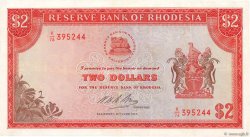 2 Dollars RHODÉSIE  1973 P.31g