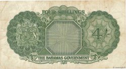 4 Shillings BAHAMAS  1953 P.13b F