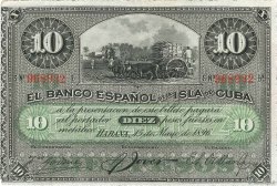10 Pesos CUBA  1896 P.049d SPL+
