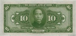10 Dollars CHINE Shanghai 1928 P.0197h pr.NEUF
