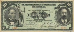10 Pesos MEXICO San Blas 1915 PS.1045b fSS