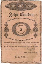 10 Gulden Non émis AUSTRIA  1825 P.A062b