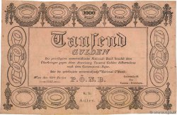 1000 Gulden Non émis ÖSTERREICH  1825 P.A067b fSS