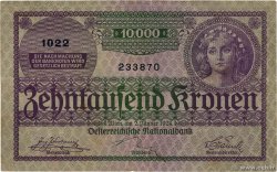 10000 Kronen ÖSTERREICH  1924 P.085 SS