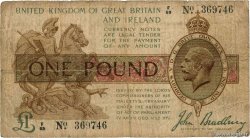 1 Pound ENGLAND  1917 P.351 P