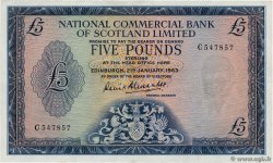 5 Pounds SCOTLAND  1963 P.272a VF