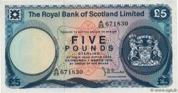 5 Pounds SCOTLAND  1974 P.337a