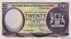 20 Pounds SCOTLAND  1972 P.339 XF