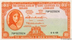 10 Shillings IRELAND REPUBLIC  1968 P.063a