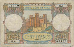 100 Francs MAROC  1948 P.45 TB+