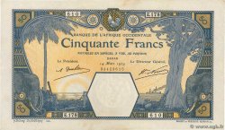 50 Francs DAKAR FRENCH WEST AFRICA (1895-1958) Dakar 1929 P.09Bc