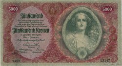 5000 Kronen AUTRICHE  1922 P.079 SUP