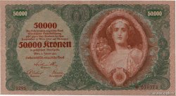 50000 Kronen AUSTRIA  1922 P.080 VF