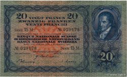 20 Francs SWITZERLAND  1942 P.39l