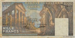 1000 Francs TUNISIA  1950 P.29a F-