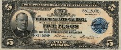 5 Pesos PHILIPPINES  1921 P.053a