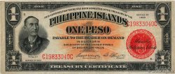 1 Peso PHILIPPINES  1929 P.073c TB