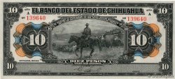 10 Pesos MEXICO  1913 PS.0133a fST