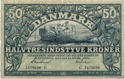 50 Kroner DENMARK  1942 P.032d AU