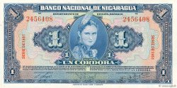1 Cordoba NICARAGUA  1951 P.091b SC+