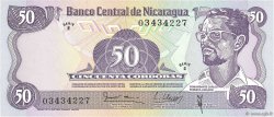50 Cordobas NICARAGUA  1979 P.136 UNC
