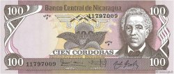 100 Cordobas NICARAGUA  1985 P.141 UNC