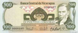 500 Cordobas NICARAGUA  1985 P.142