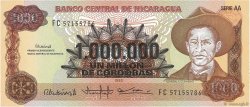 1000000 Cordobas sur 1000 Cordobas NICARAGUA  1990 P.164