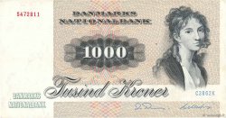 1000 Kroner DANEMARK  1986 P.053e TTB+