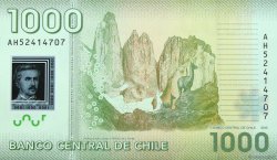 1000 Pesos CHILE  2015 P.161f UNC