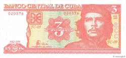 3 Pesos CUBA  2006 P.127c
