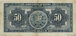 50 Soles PERU  1957 P.078a BB