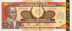 20 Gourdes Commémoratif HAITI  2001 P.271