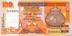 100 Rupees Remplacement SRI LANKA  1991 P.105br NEUF