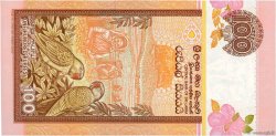 100 Rupees Remplacement SRI LANKA  1991 P.105br NEUF